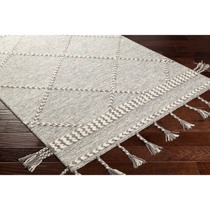 Zanafi Tassels Rug - 24568 by Surya. Made from 100% wool in a unique style.
