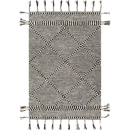 Zanafi Tassels Rug - 24568 by Surya. Made from 100% wool in a unique style.
