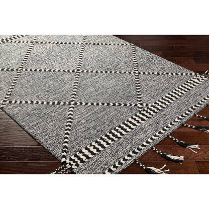 Zanafi Tassels Rug - 24568 by Surya. Made from 100% wool in a unique style.