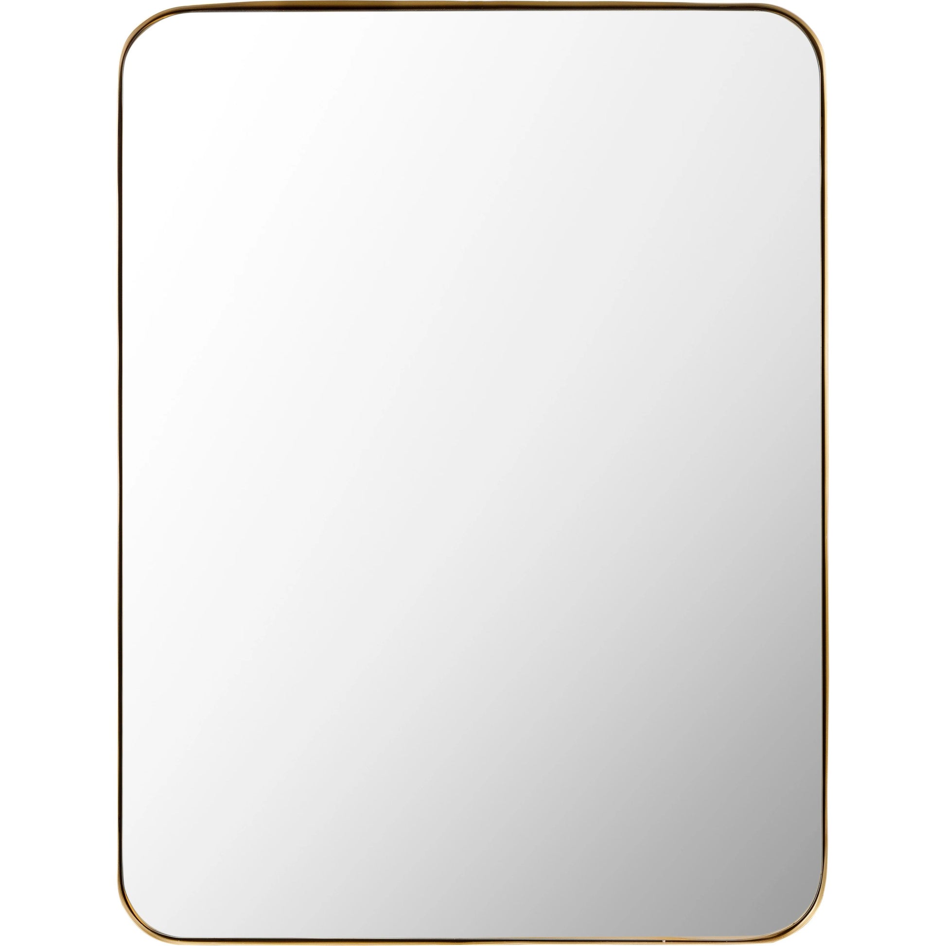 Zuhan Mirror by Surya in frame: black, gold and powder coated. Made from frame: metal, substrate: manufactured wood in a modern style.