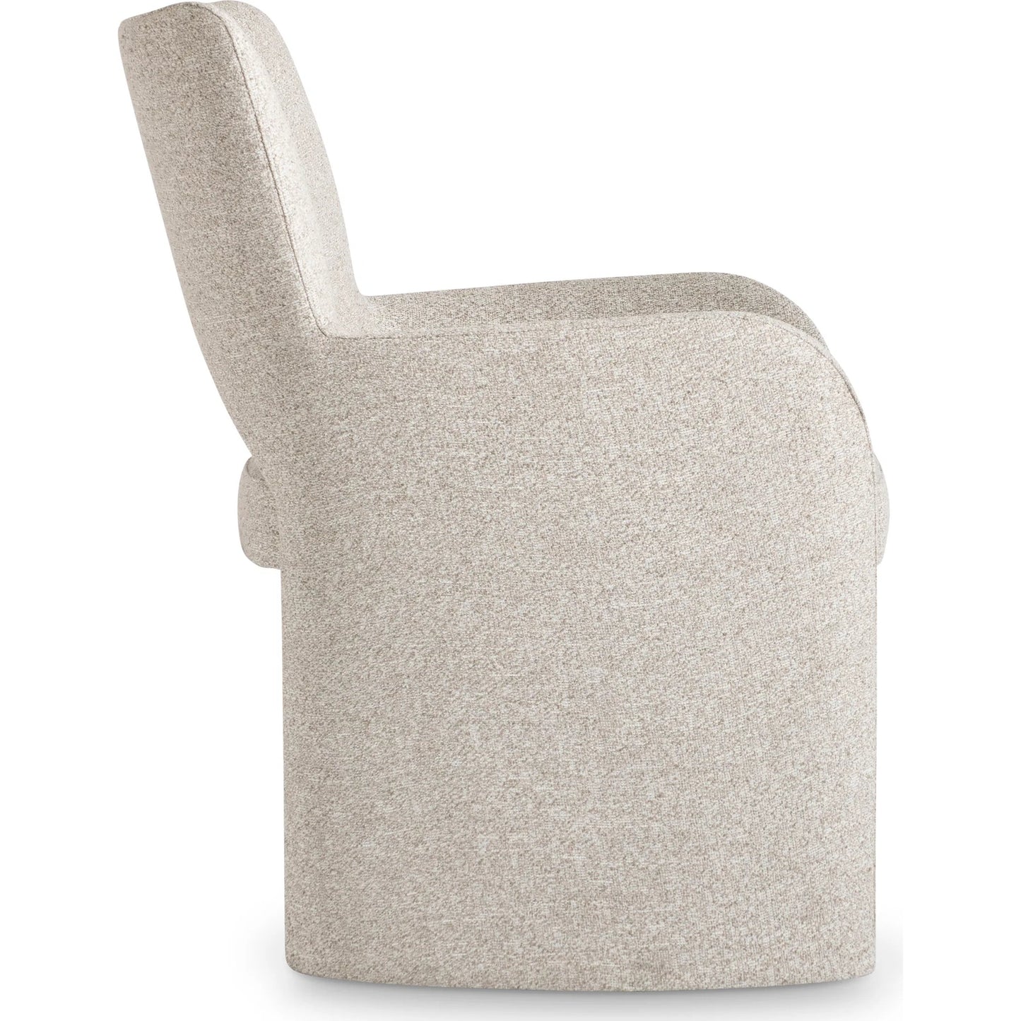 003 SI-2514883 | Additional Silo | Loggia Shelter Back Arm Chair by Bernhardt in beige. Made from fabric in a transitional style.
