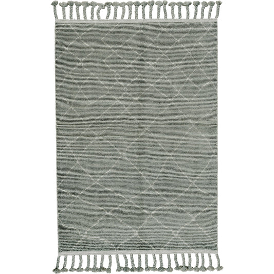Twain Transitional Diamond Rug - 6777F by Feizy in green, gray, ivory. Made from wool in a unique style.