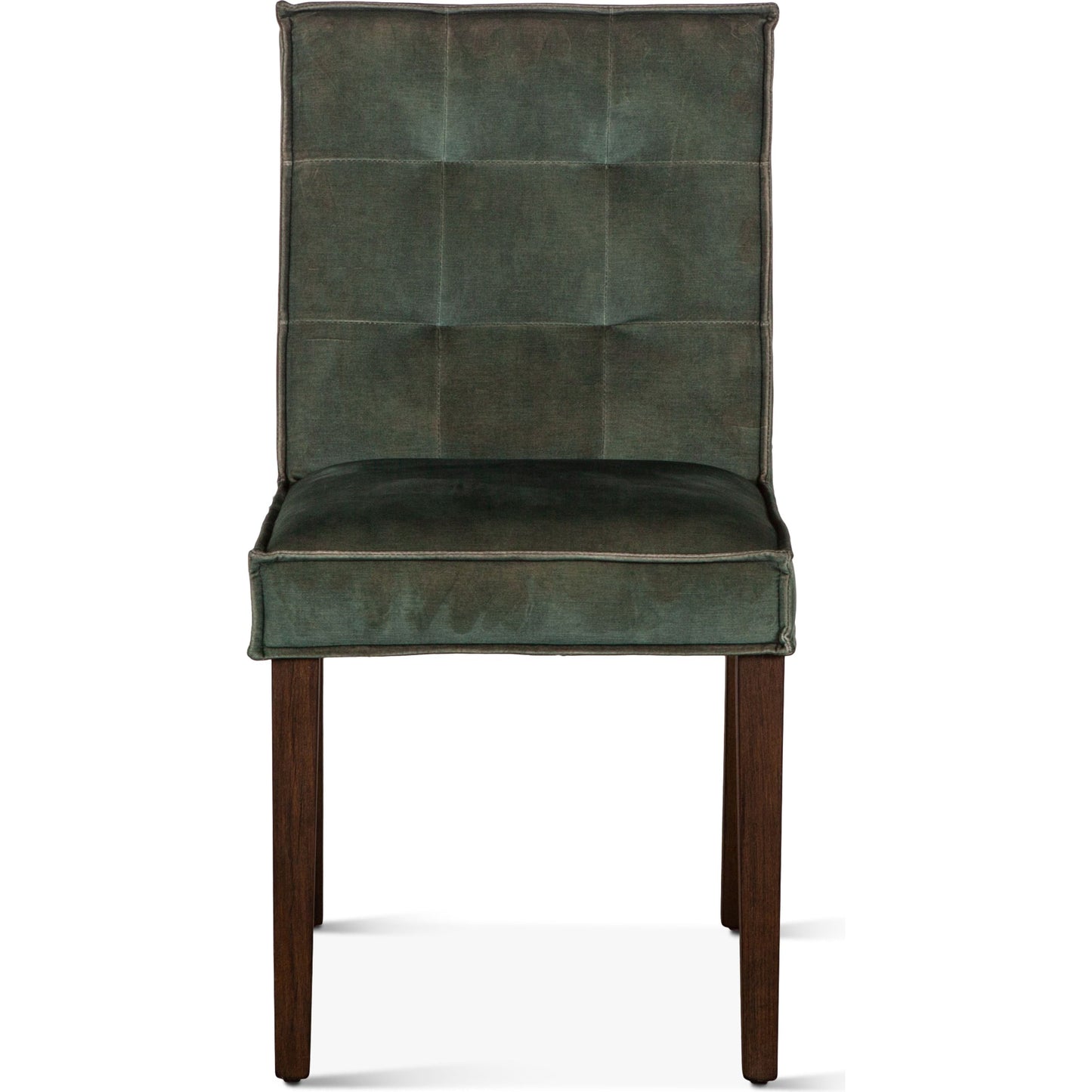 002 SI-1750333 | Additional Silo | Avery Velvet Dining Chairs by World Interiors in dark green and brown. Made from wood, velvet in a modern style.