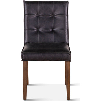 Avery Leather Dining Chairs by World Interiors. Made from wood, bi-cast leather in a modern style.