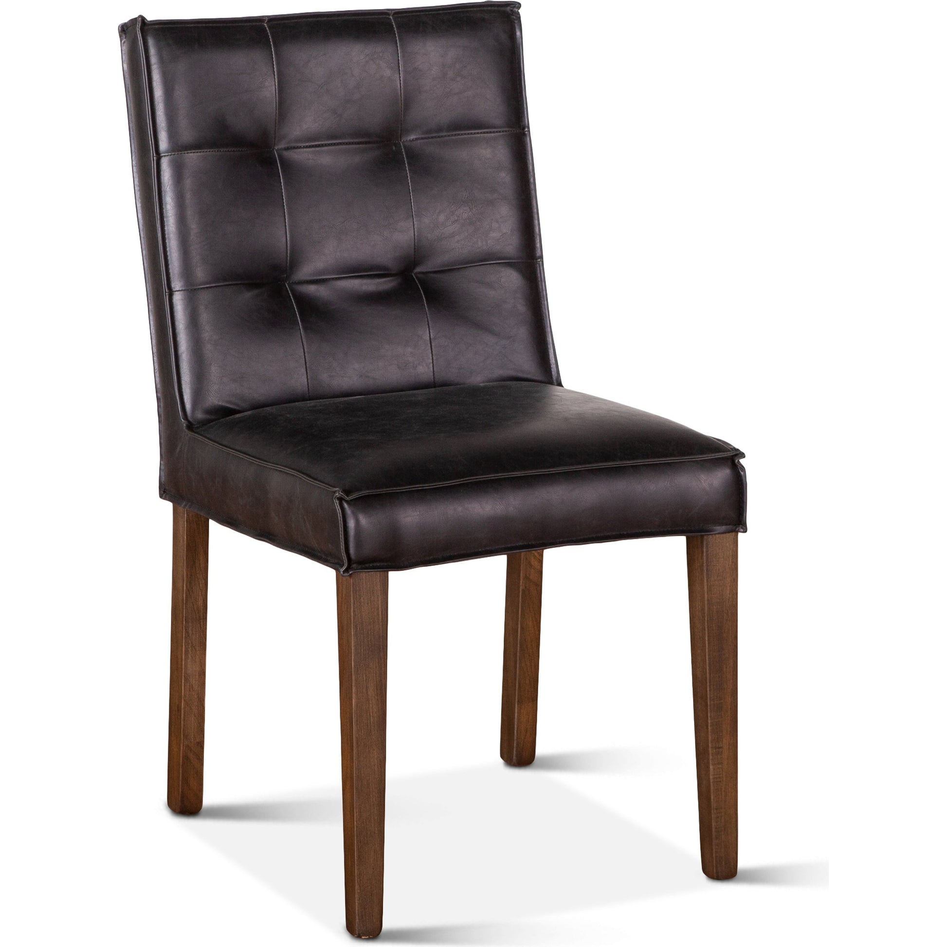 Avery Leather Dining Chairs by World Interiors. Made from wood, bi-cast leather in a modern style.