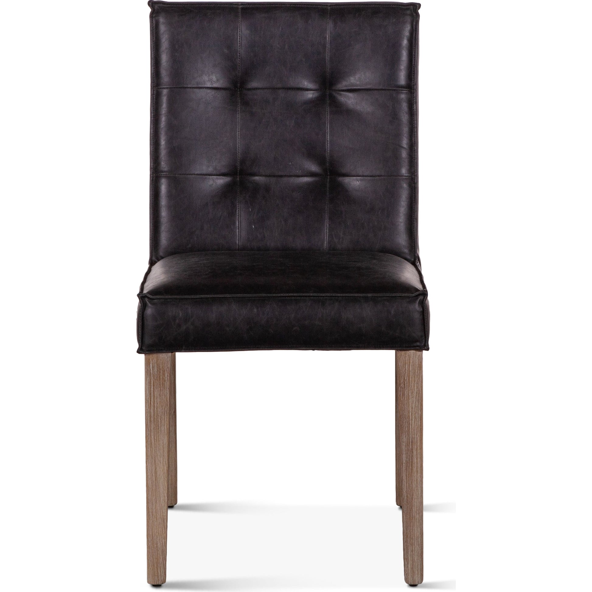 Avery Leather Dining Chairs by World Interiors. Made from wood, bi-cast leather in a modern style.
