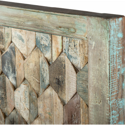 Cordoba Bed by World Interiors in teal and vintage teal. Made from teak wood in a eclectic & global style.