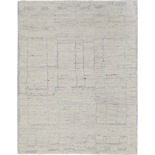 Navaro Rug - 8913F by Feizy in ivory, gray, blue. Made from wool, viscose in a unique style.