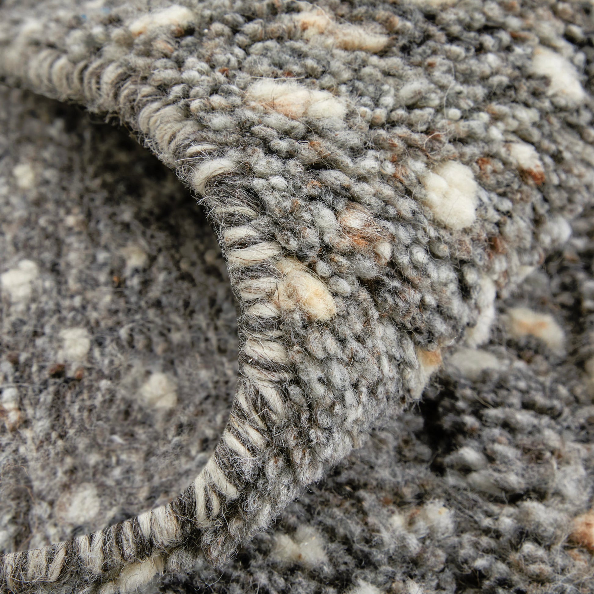 Dering Polka Dots Rug - T27T6042 by Thom Felicia by Feizy Rugs in gray, tan, taupe. Made from wool in a unique style.