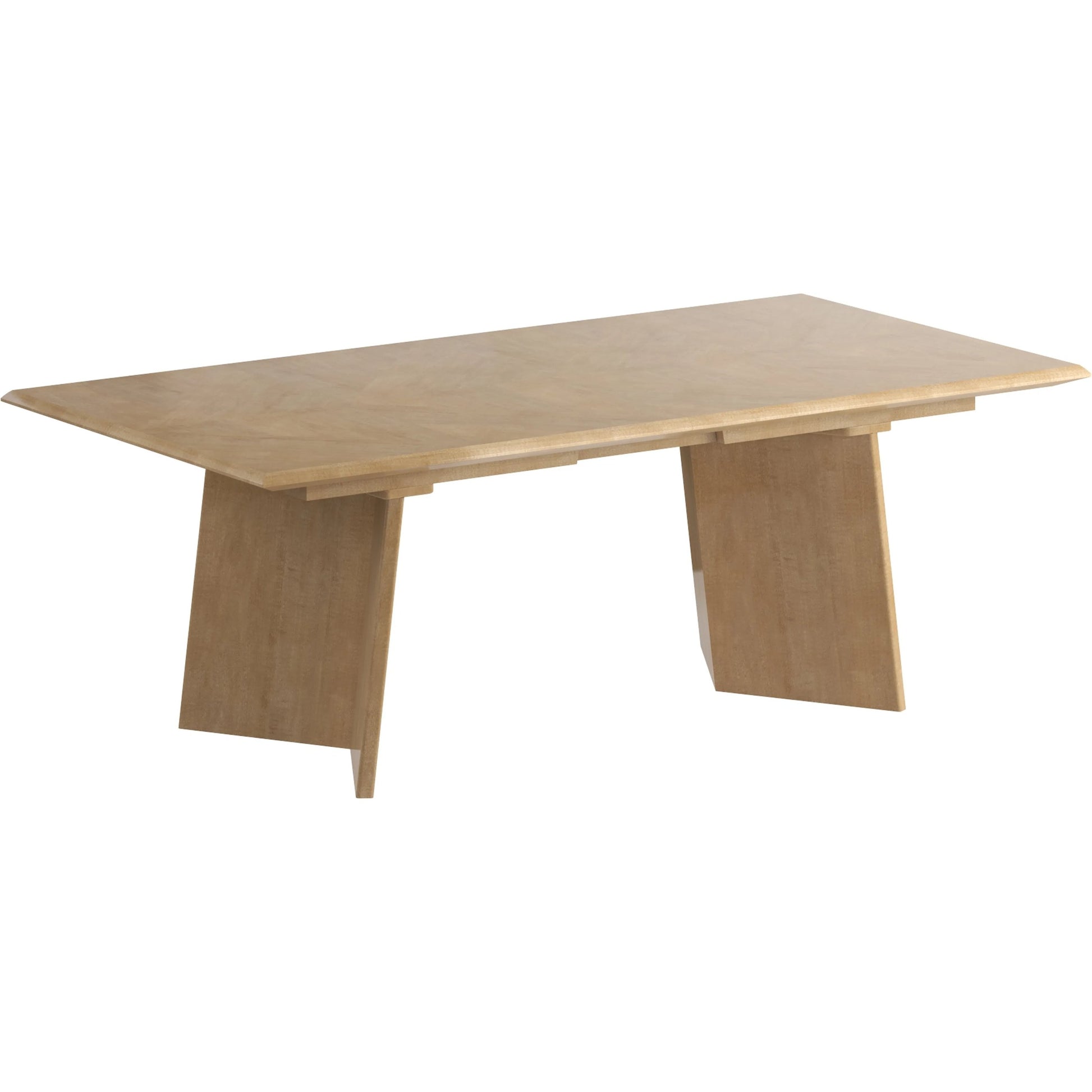 Loft Rectangular Dining Table by A.R.T. Furniture in natural maple. Made from poplar, rubberwood, figured maple veneer in a transitional style.