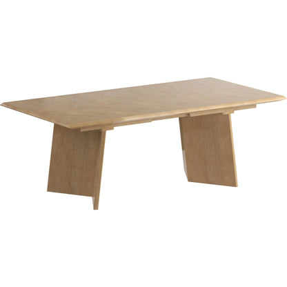 Loft Rectangular Dining Table by A.R.T. Furniture in natural maple. Made from poplar, rubberwood, figured maple veneer in a transitional style.