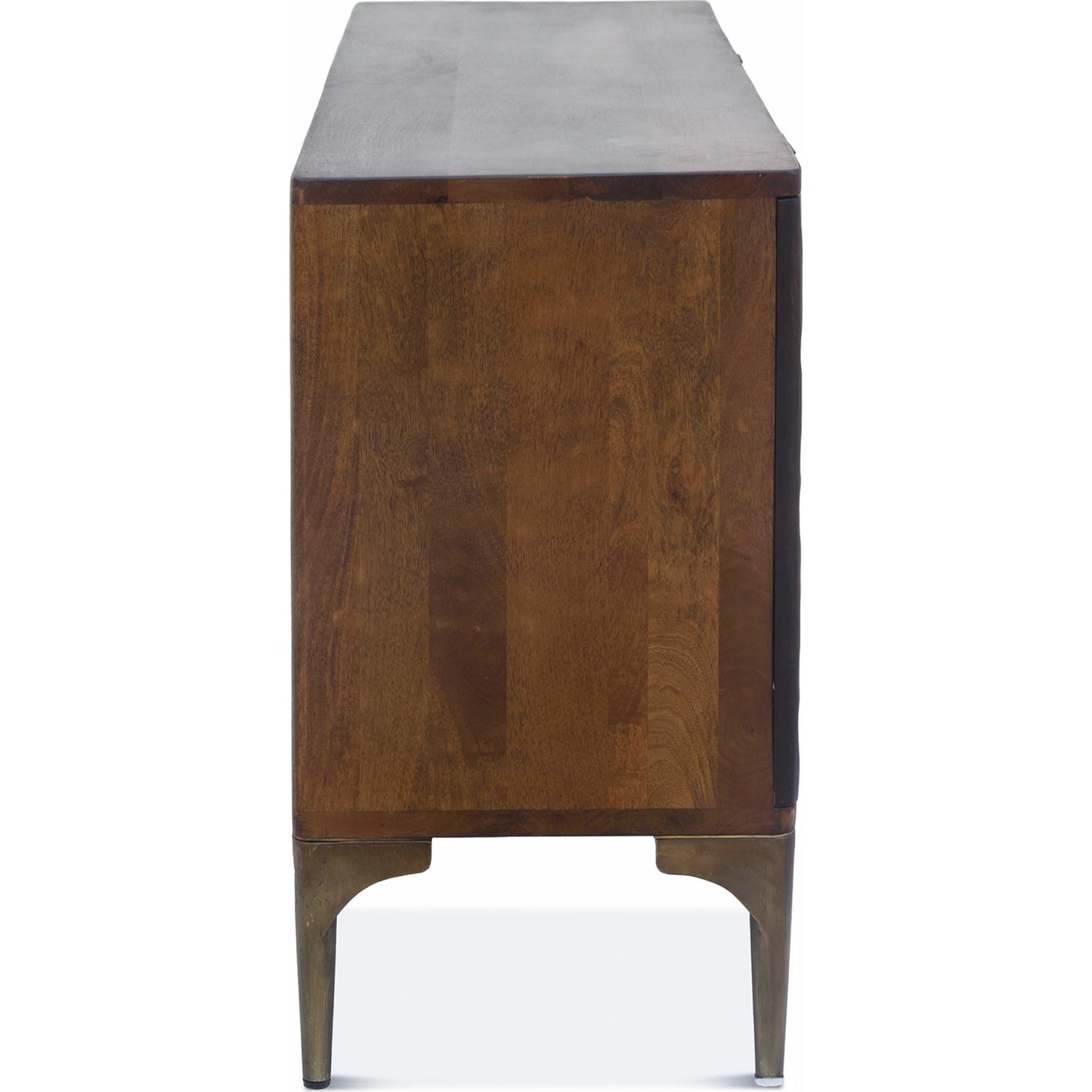 004 SI-1750394 | Additional Silo | Vallarta Sideboard by World Interiors in bronze, gold and two tone, bronze. Made from mango wood, cast aluminum in a eclectic & global style.