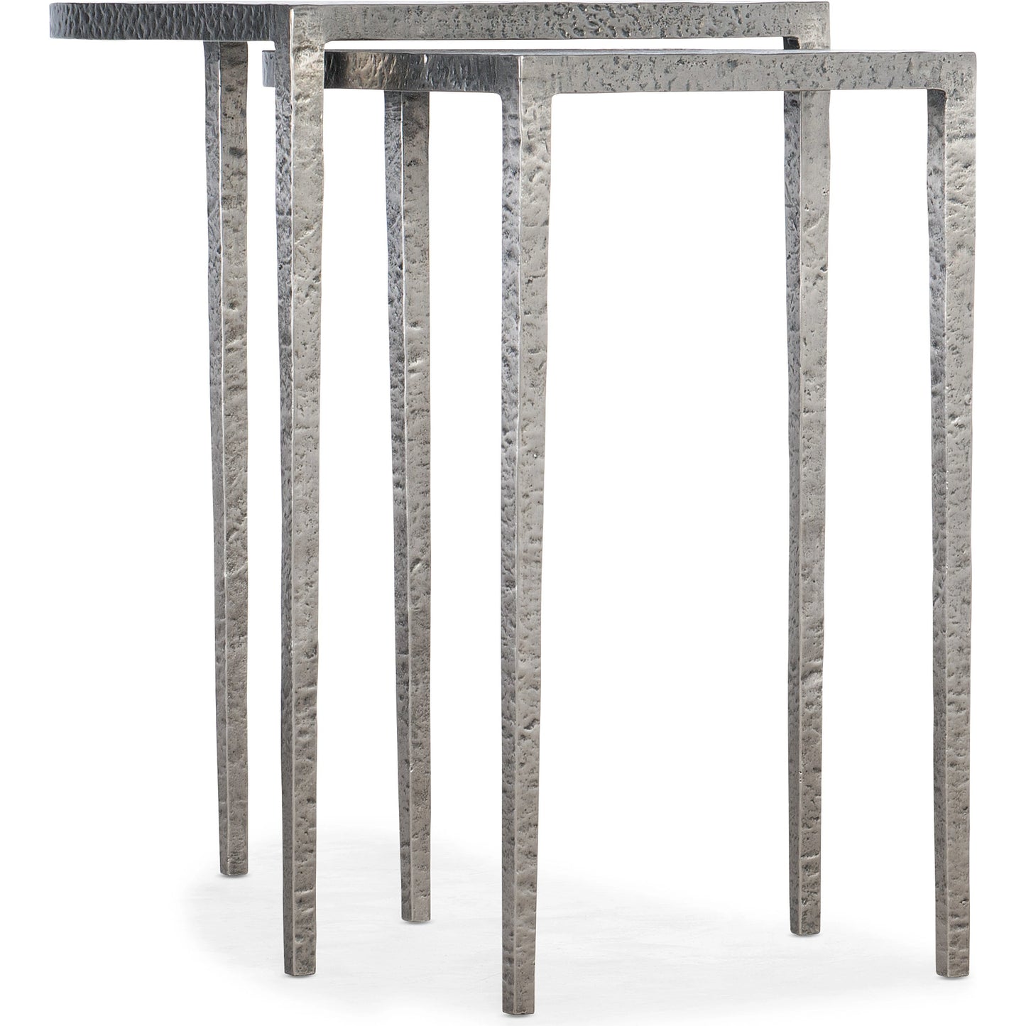 001 SI-1959559 | Primary Silo | Chapman Nesting Tables by Hooker Furniture in pewter. Made from metal in a modern style.