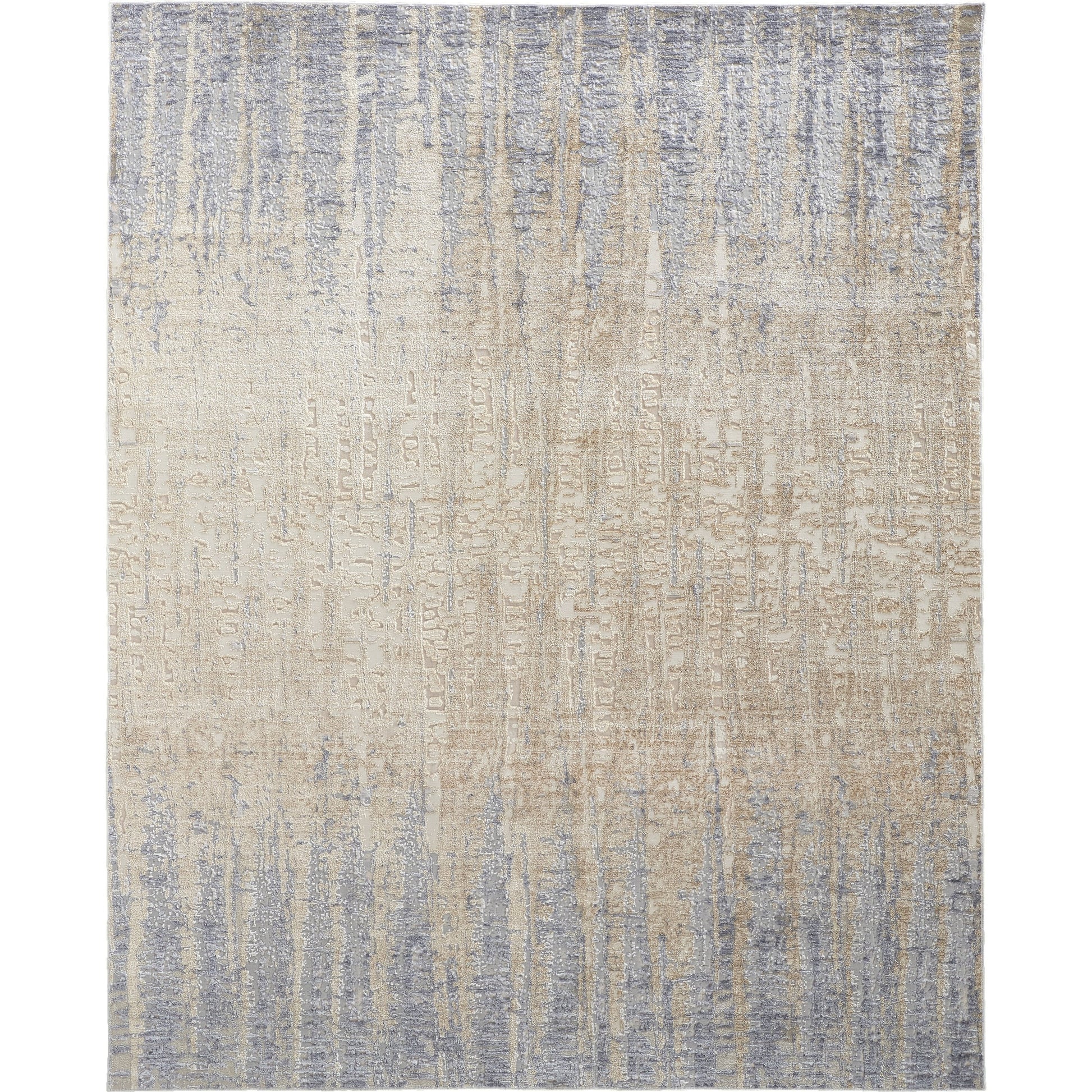 Laina Transitional Gradient & Rug - 39G9F by Feizy in tan, brown, blue. Made from polypropylene, polyester in a unique style.
