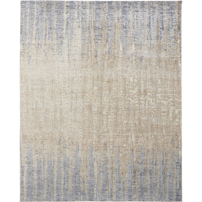 Laina Transitional Gradient & Rug - 39G9F by Feizy in tan, brown, blue. Made from polypropylene, polyester in a unique style.