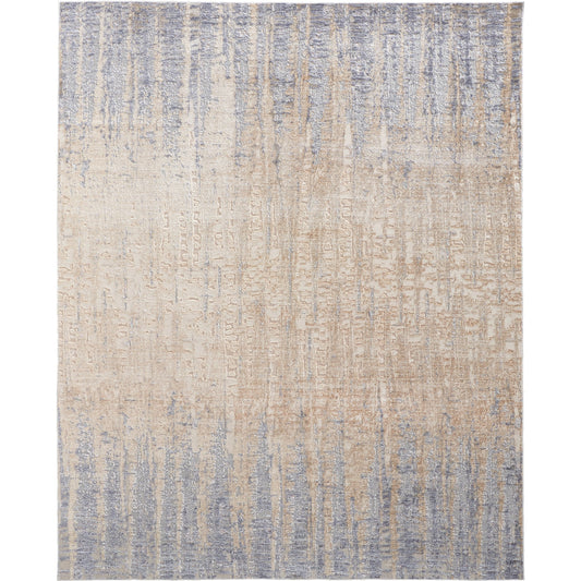 Laina Transitional Gradient & Rug - 39G9F by Feizy in tan, brown, blue. Made from unique in a unique style.