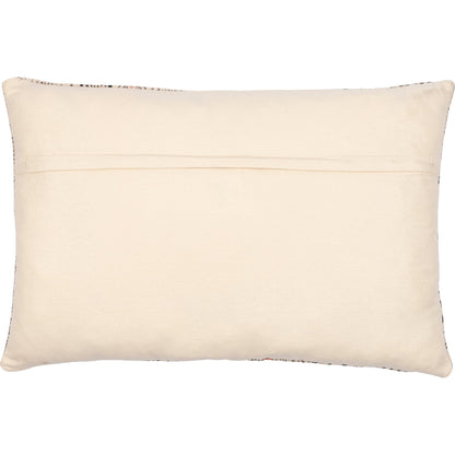Zoya Pillow - 14555 by Surya in beige, black, dusty coral, denim. Made from 100% cotton in a eclectic & global style.
