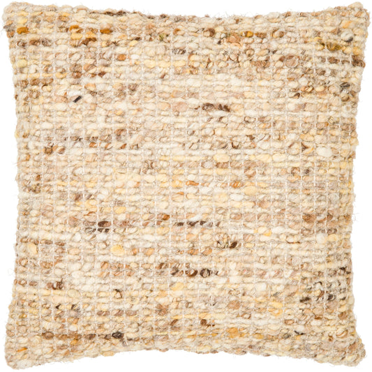 Zayden Pillow - 15645 by Surya. Made from front: 100% wool, back: 100% cotton in a modern style.