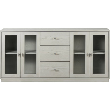 Zest 68" Sideboard by Zest in cream. Made from oak veneer in a modern style.