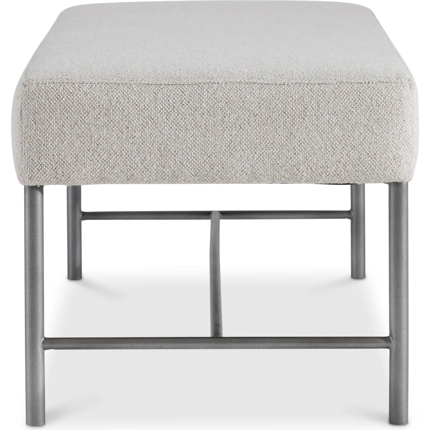 003 SI-2513530 | Additional Silo | Outline Bench by Bernhardt in beige and atra. Made from fabric, metal in a transitional style.
