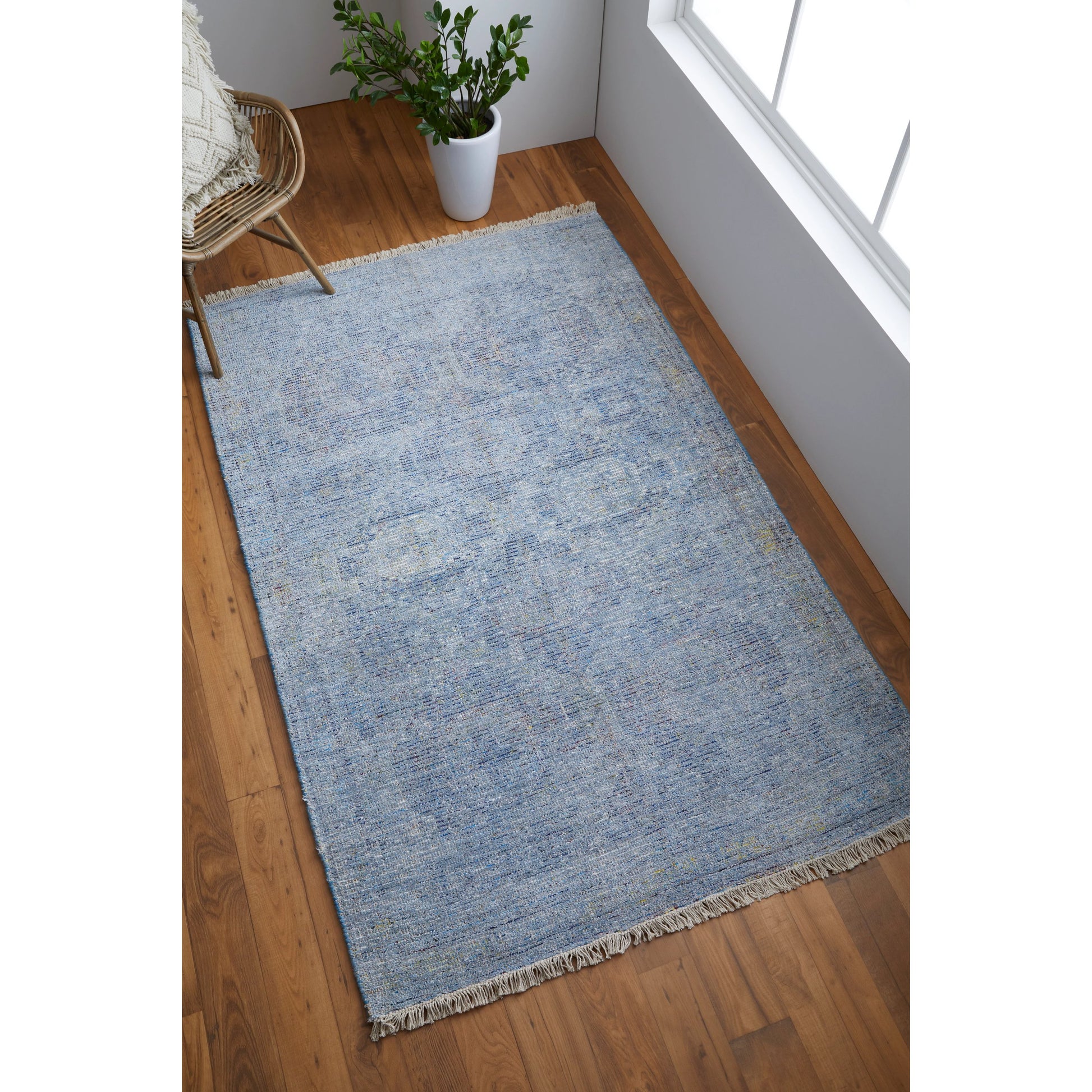 Caldwell Transitional Rug - 8804F by Feizy in blue, ivory. Made from wool, viscose in a unique style.