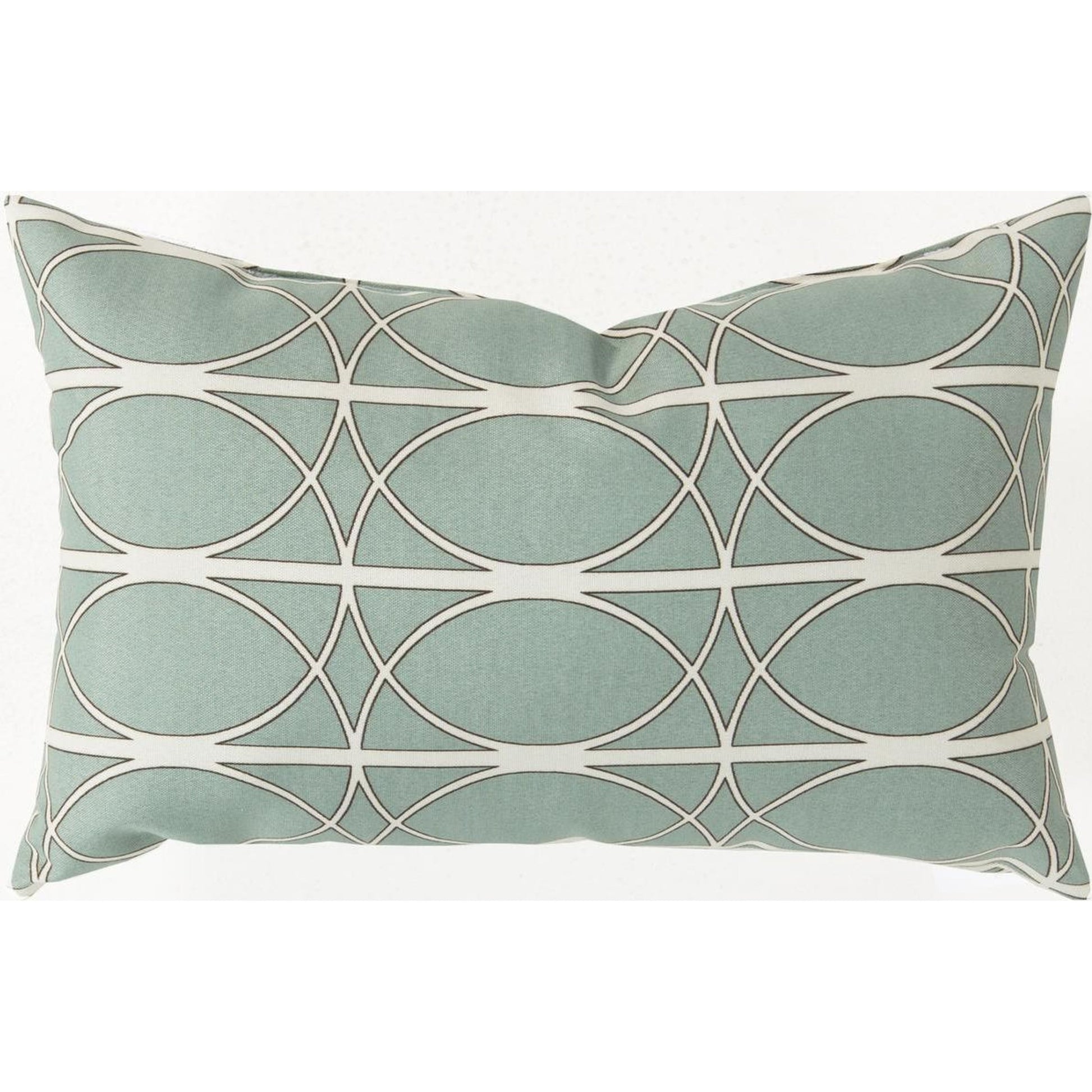 Coinciding Circles Cover by Surya in olive, ivory, charcoal. Made from unique in a modern style.