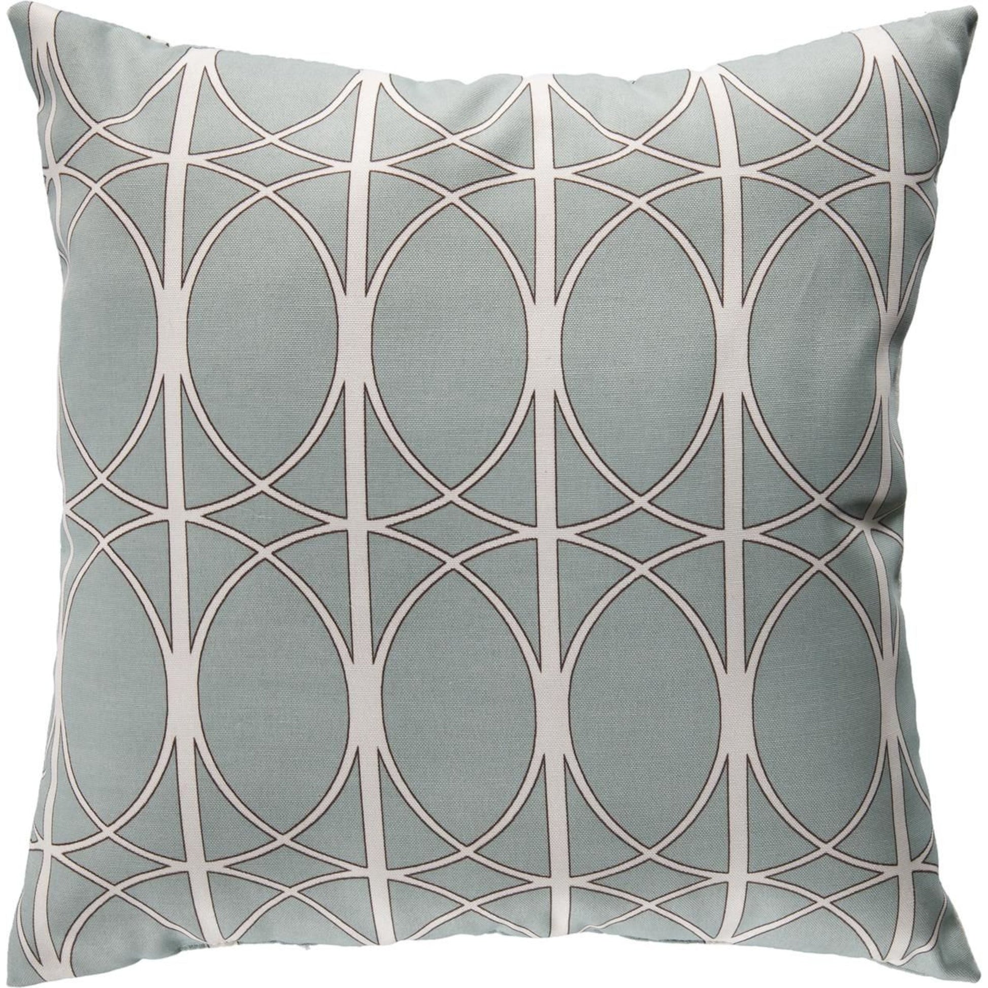 Coinciding Circles Cover by Surya in olive, ivory, charcoal. Made from unique in a modern style.