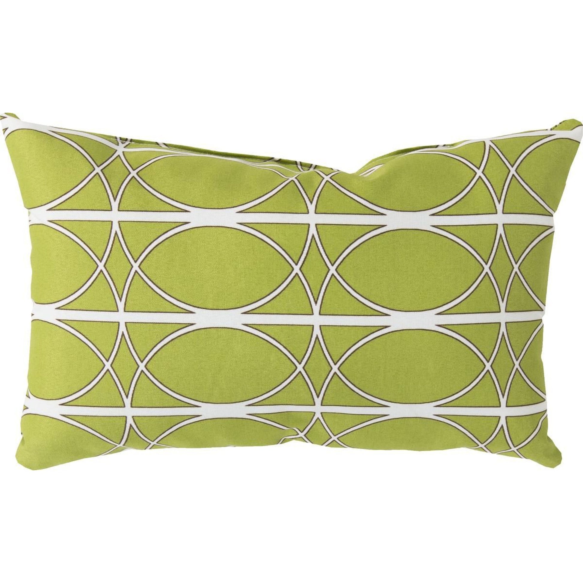 Coinciding Circles Cover by Surya in olive, ivory, charcoal. Made from unique in a modern style.