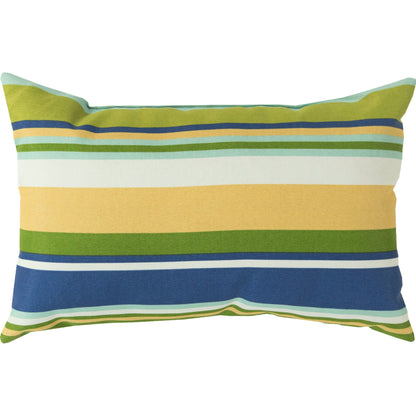 Storm Pillow - 19376 by Surya in lemon, lime, teal, cherry, ivory, olive. Made from front: 100% polyester in a traditional style.