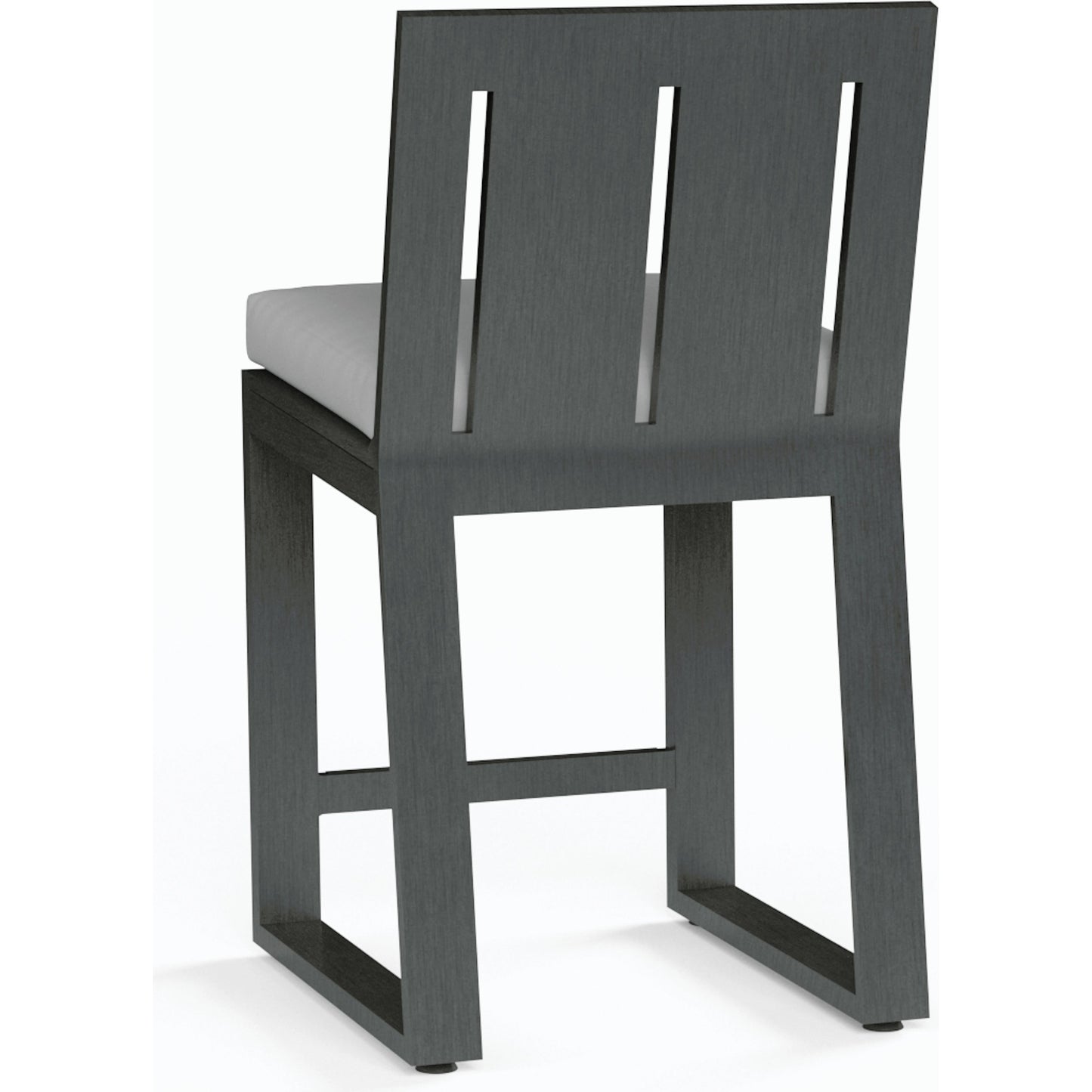 002 SI-2166975 | Additional Silo | Redondo Outdoor Barstool by Sunset West in slate. Made from aluminum in a modern style.